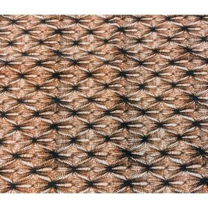 3 Yards Vintage Cranston VIP Brown Tan Geometric Quilting Fabric 108x42